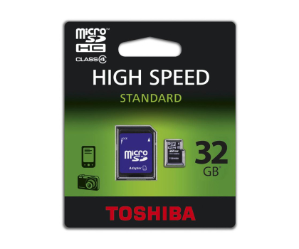 Karta pamięci Toshiba microSDHC 32GB 1-adap SD-C32GJ(BL5A